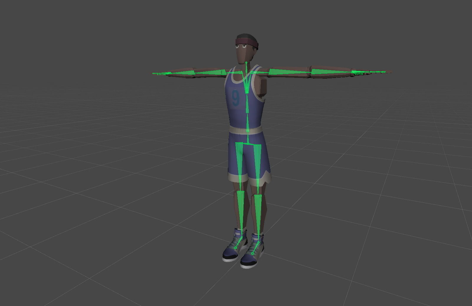 Basketball8 FULL BASKETBALL ANIMATION PACK Low-poly 3D model_21