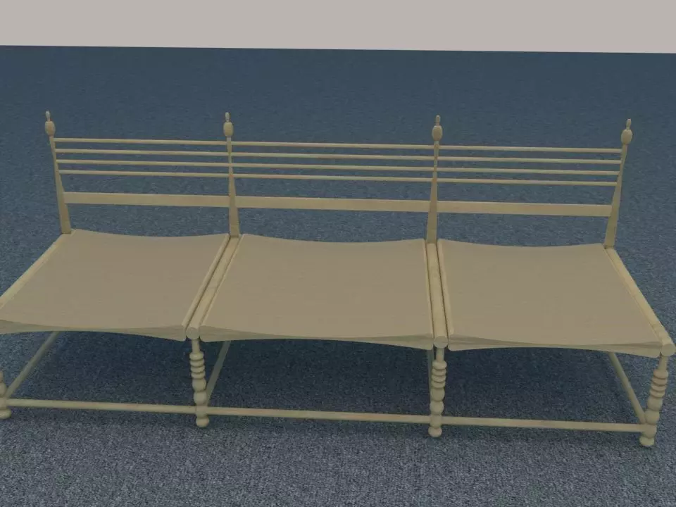 pira chair model 3D model_0