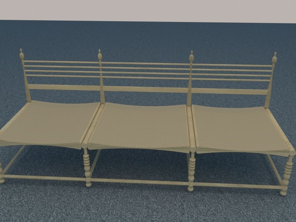 pira chair model 3D model_1