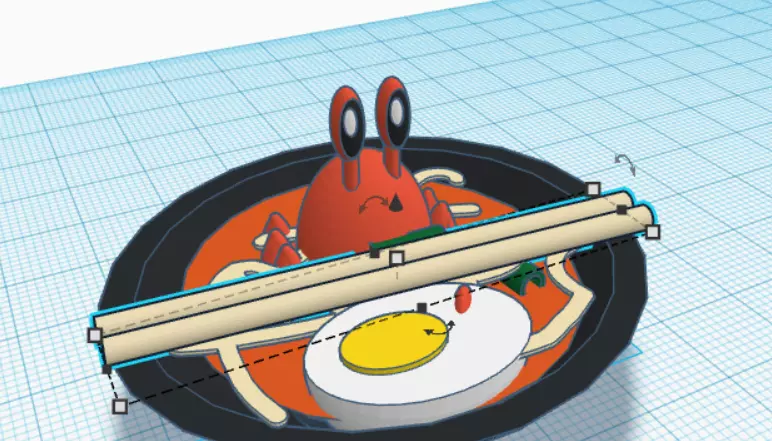 banh canh ghe Free 3D model