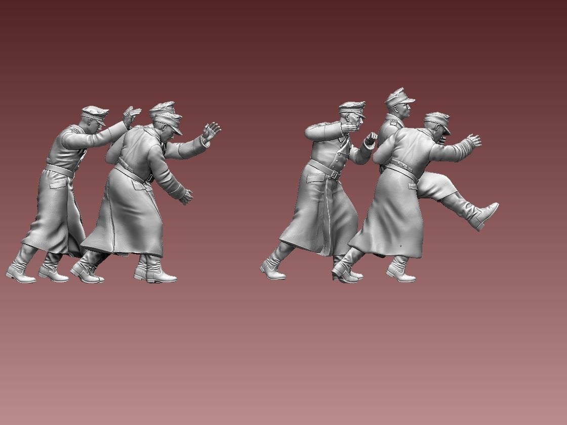 horch 901and general Rommel 3D print model_3