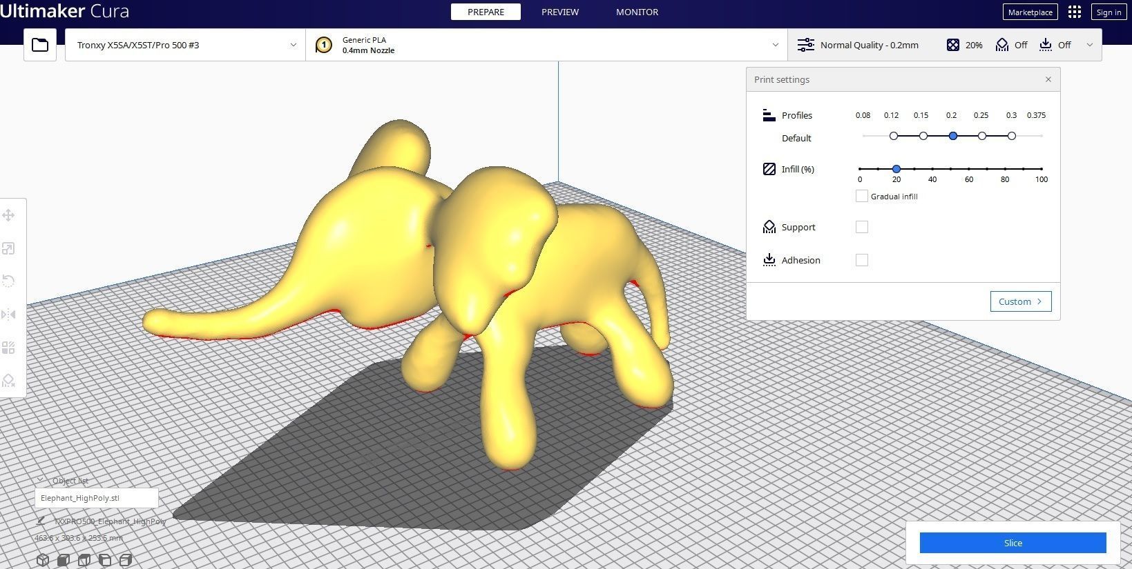 Elephant Toy 01 Low-poly 3D model_3