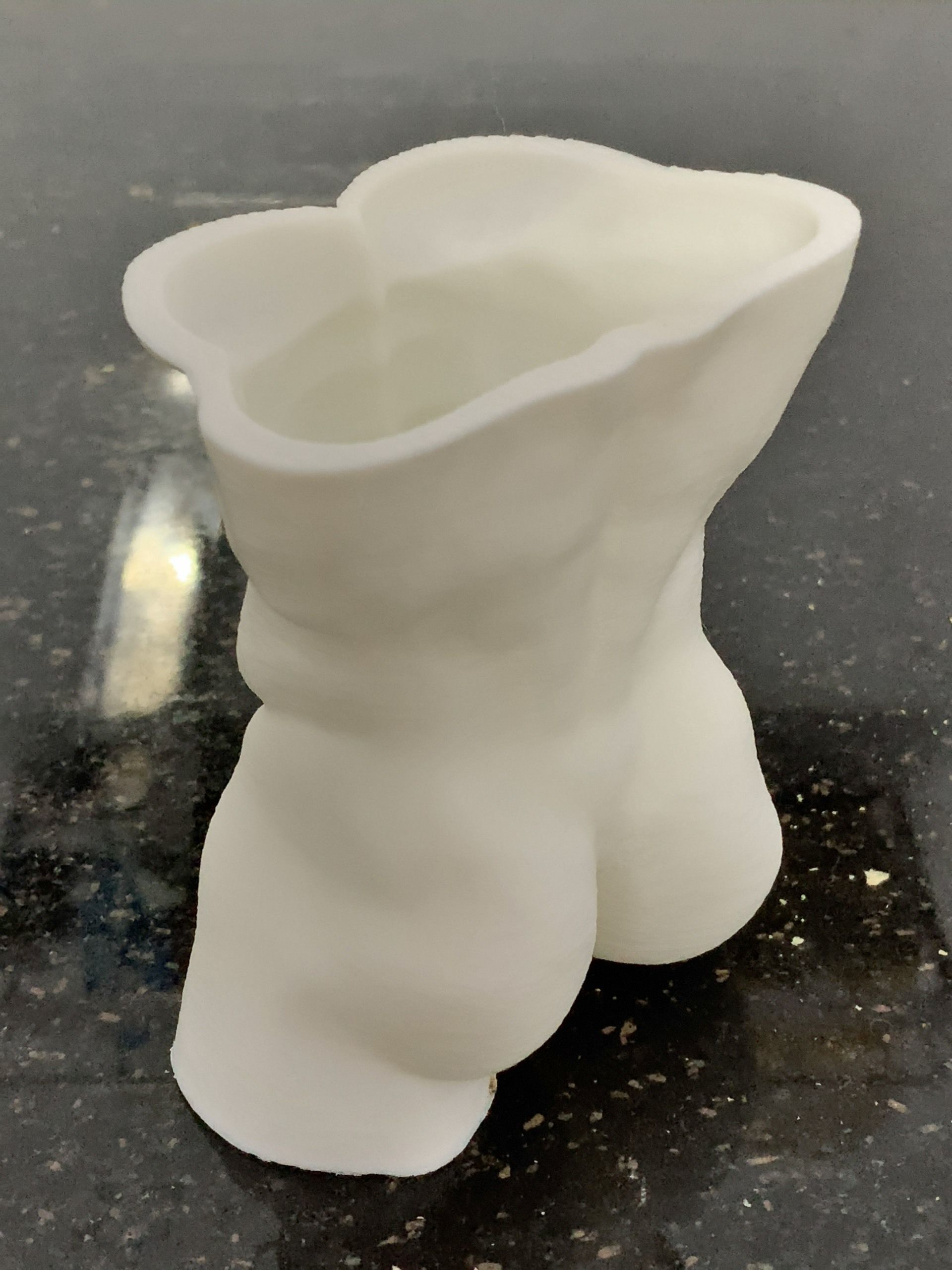 Muscle Gardening Pots planters 3D print model_4