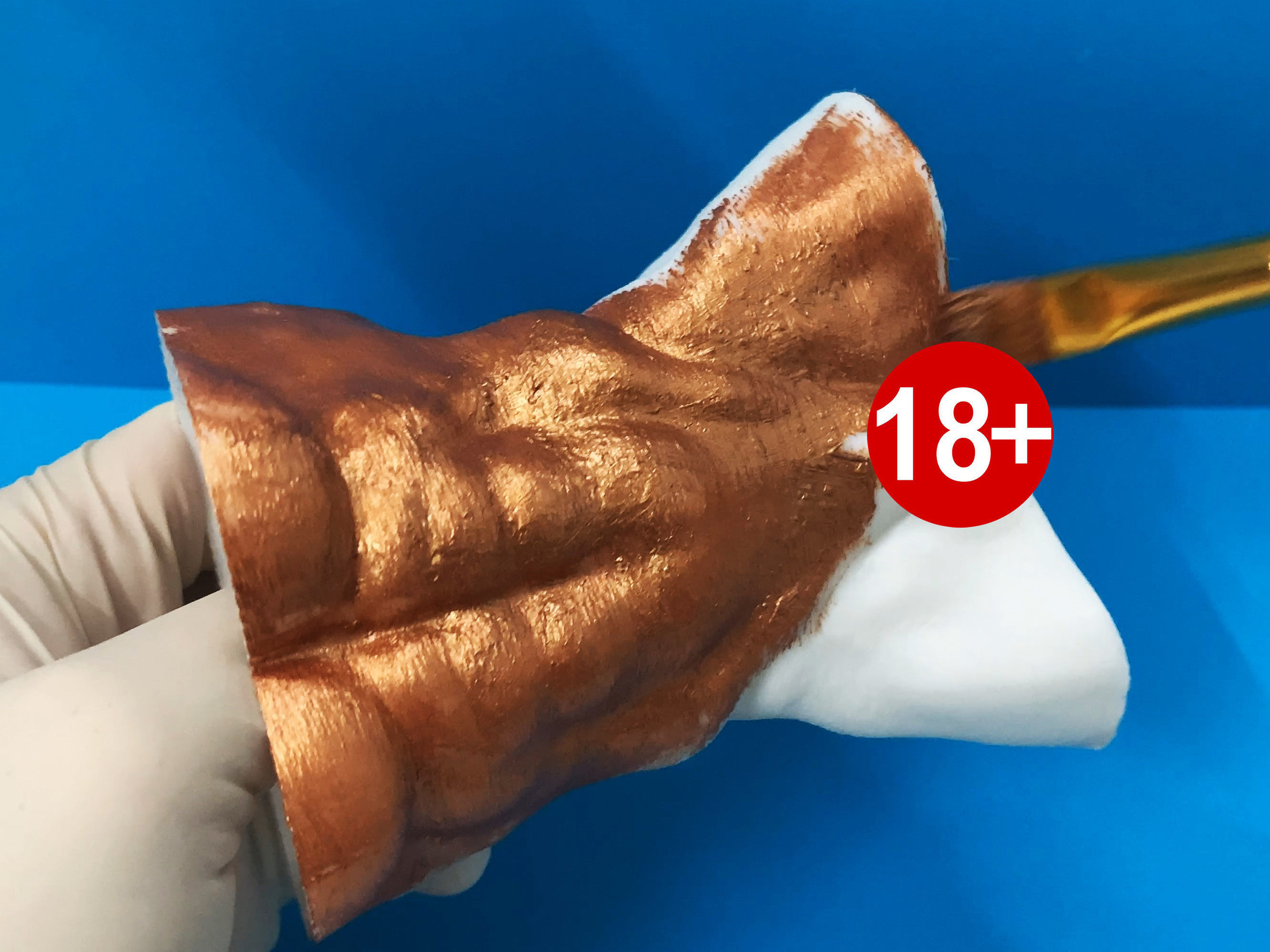 Muscle Gardening Pots planters 3D print model_2