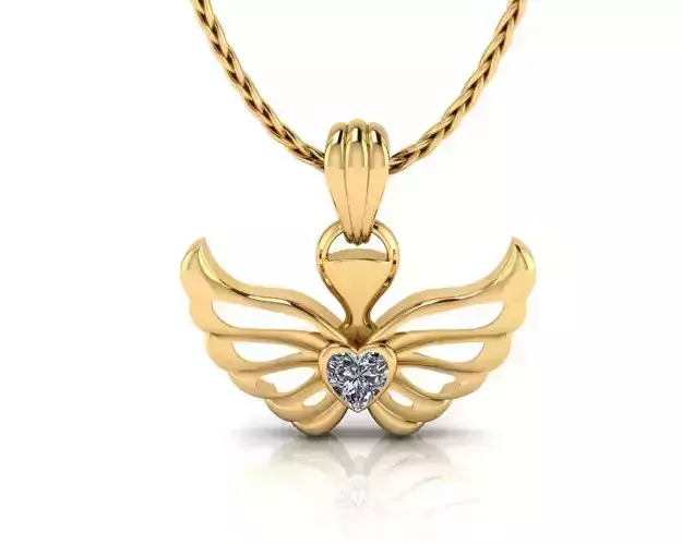 Heart Diamond Pendant