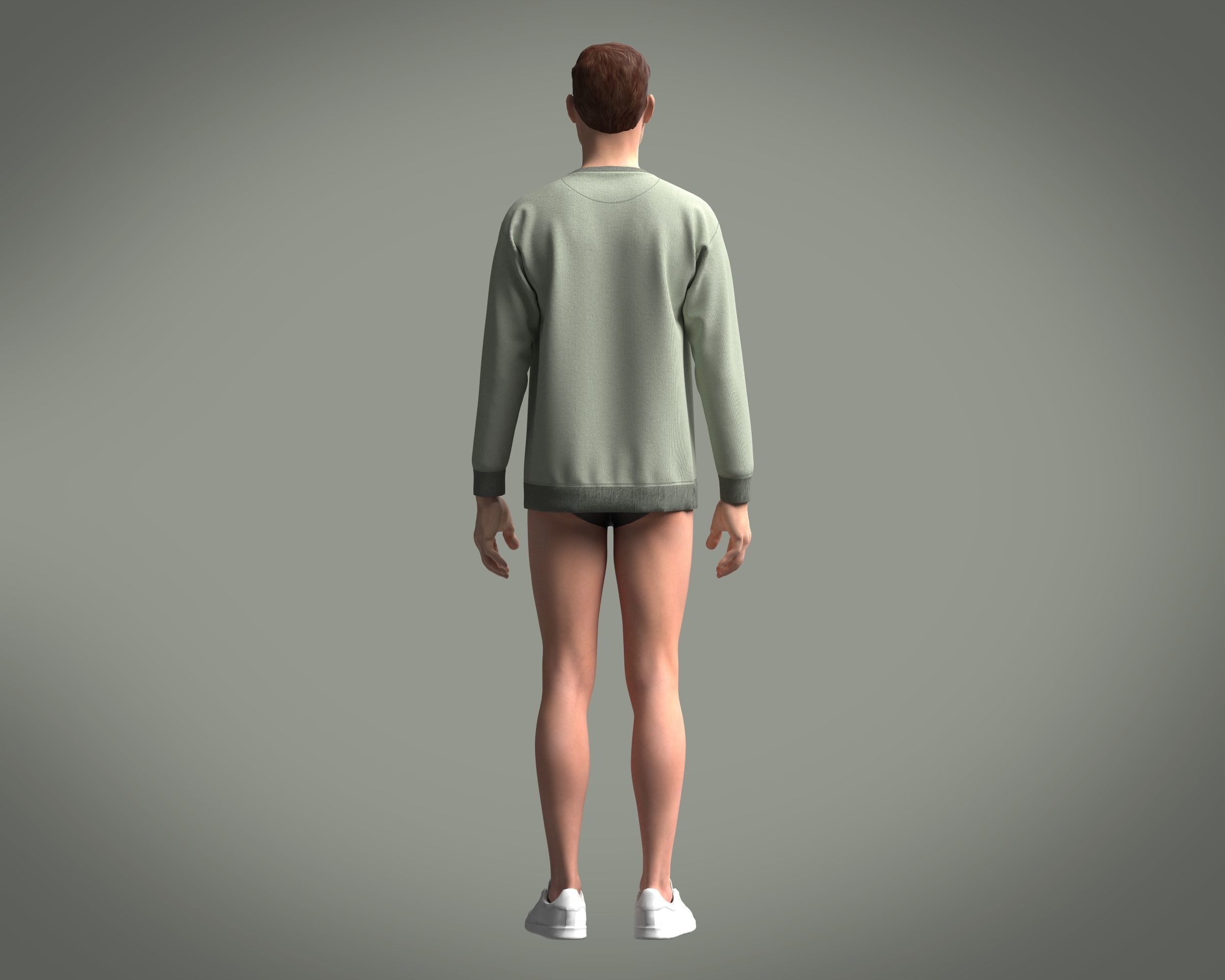 Sweatshirt-FOLLOW YOUR HEART 3D model_7