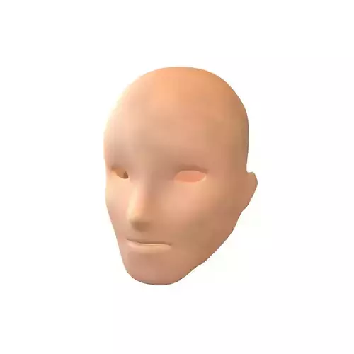 Human Skin Mask v1 002 Low-poly 3D model Human Skin Mask v1 002 Low-poly 3D model