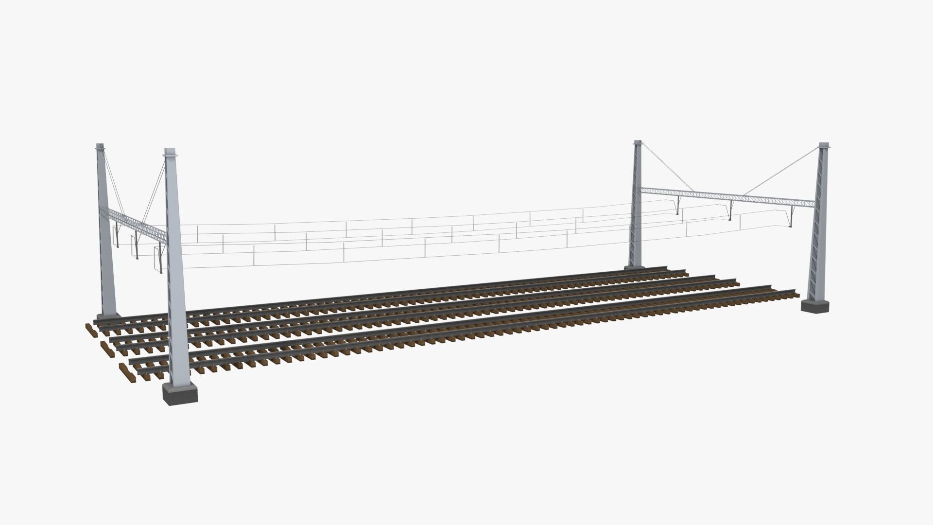 Rail Traction Gate 3D model_17