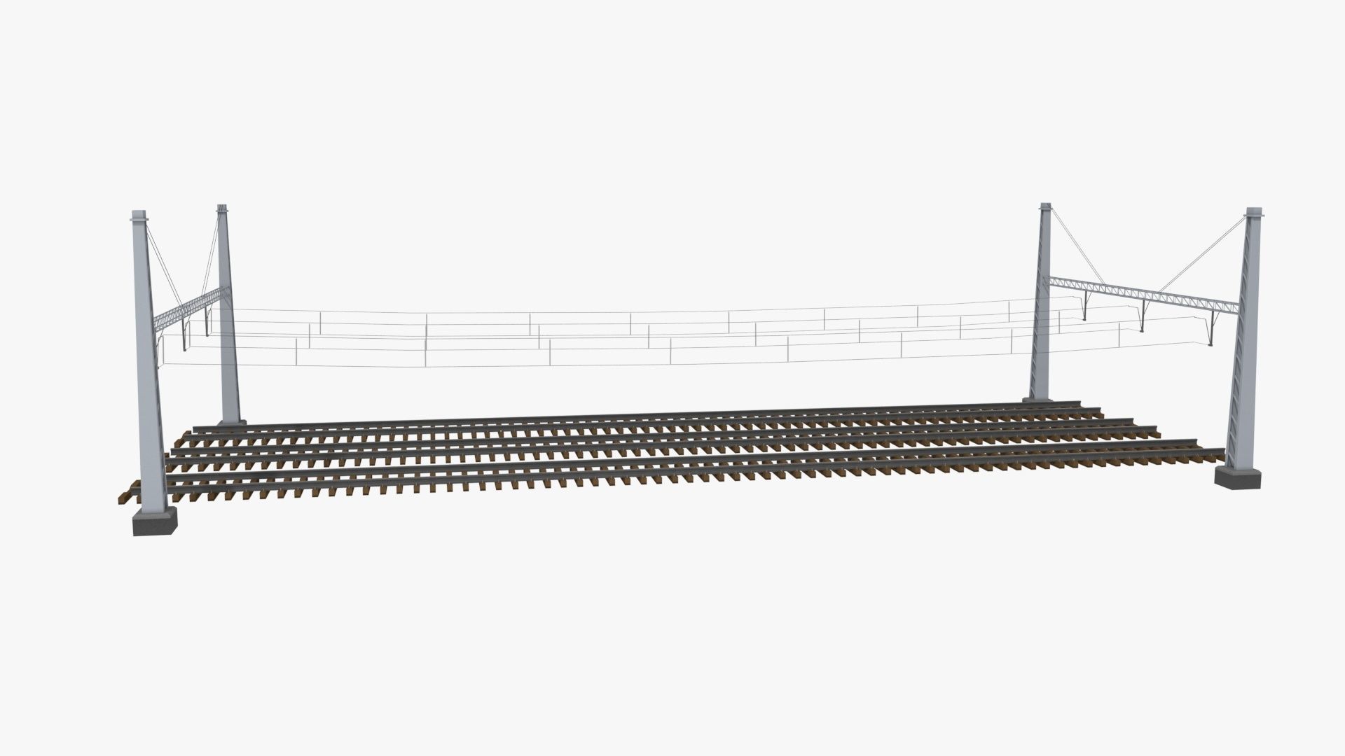 Rail Traction Gate 3D model_15
