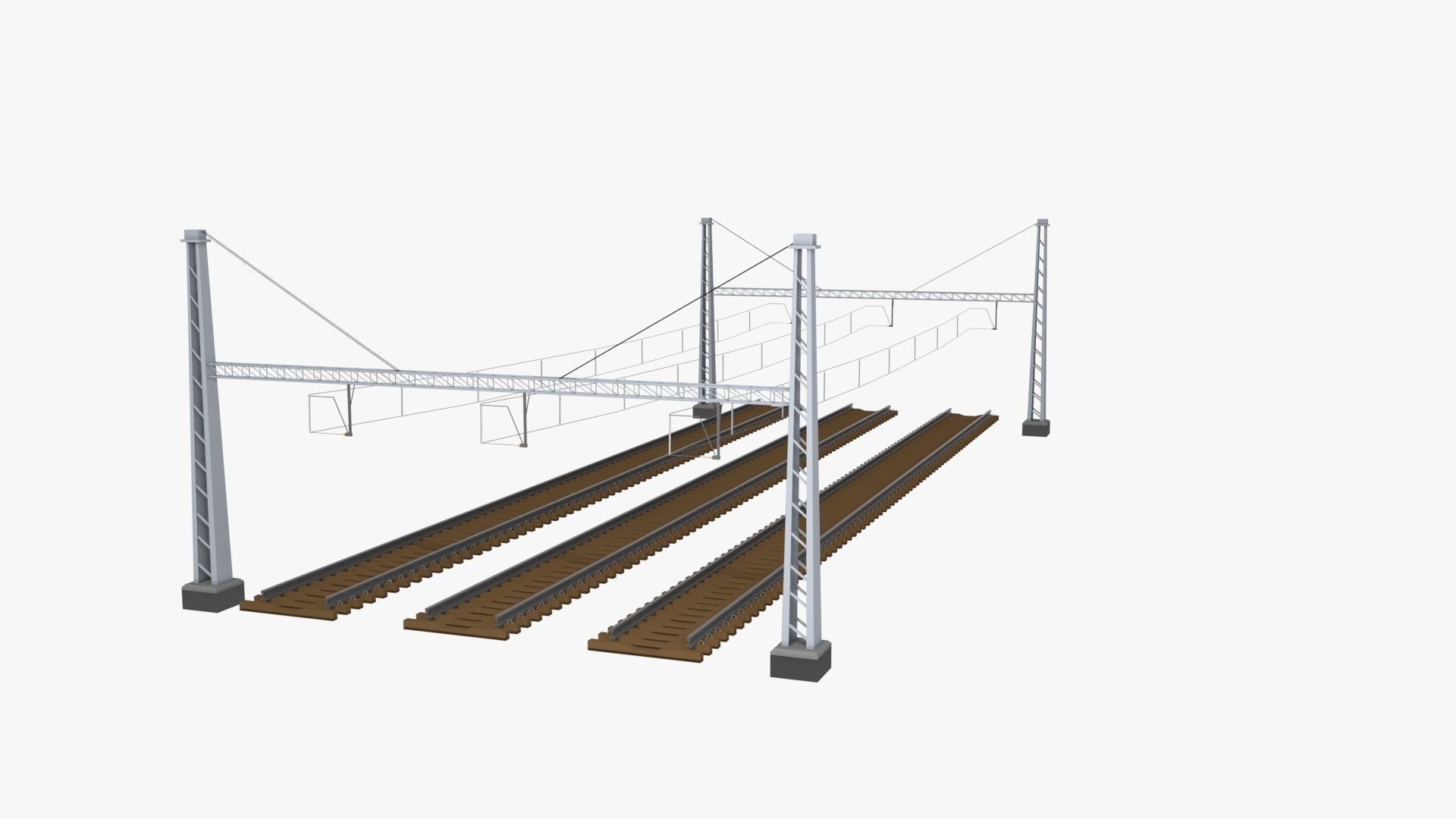 Rail Traction Gate 3D model_18