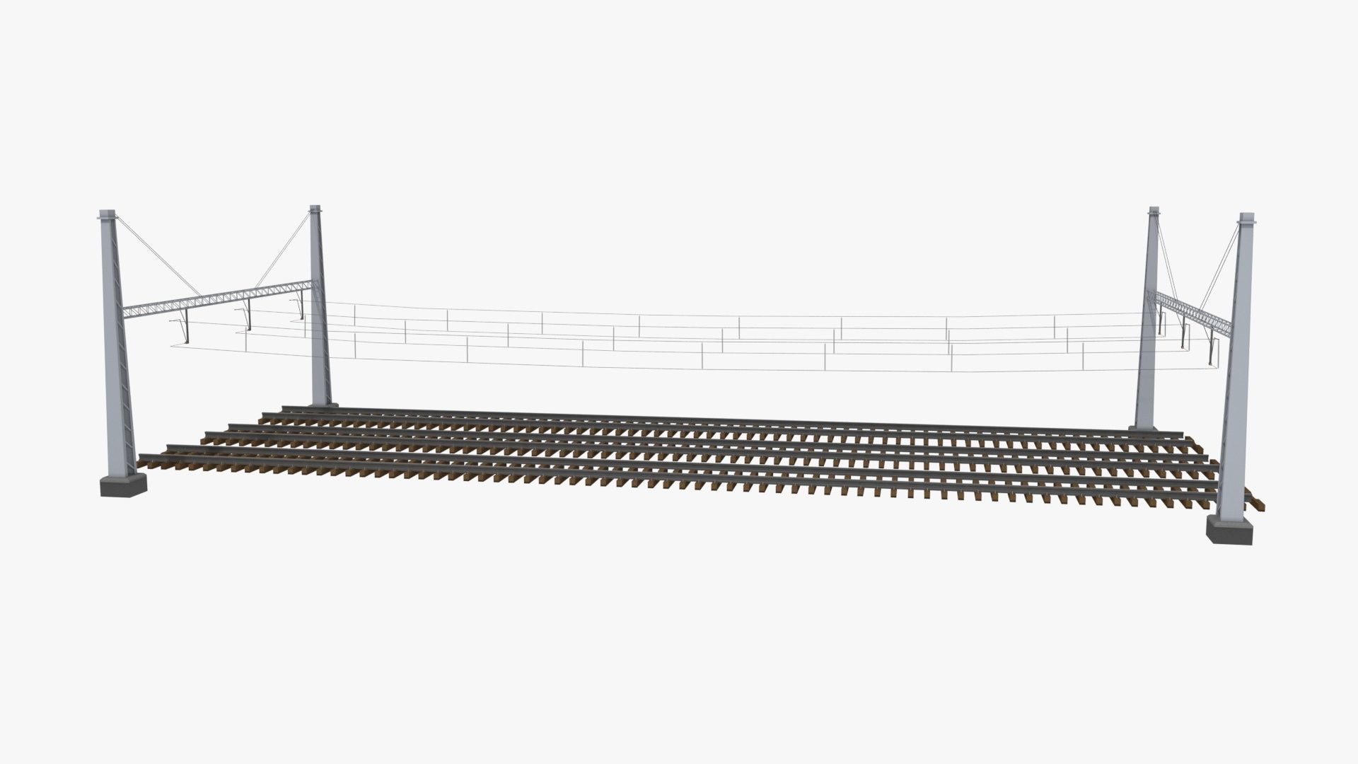 Rail Traction Gate 3D model_23