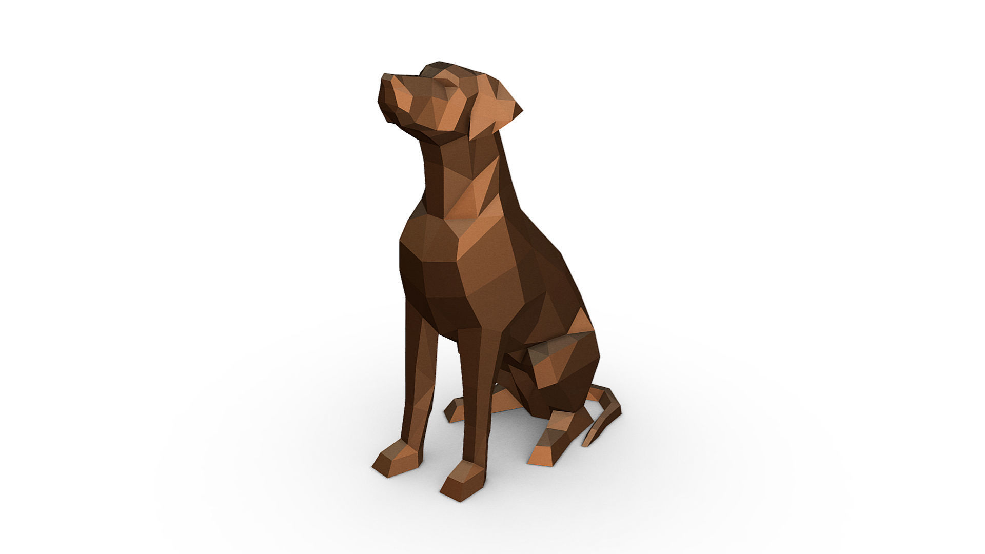 rhodesian ridgeback 3D print model_6