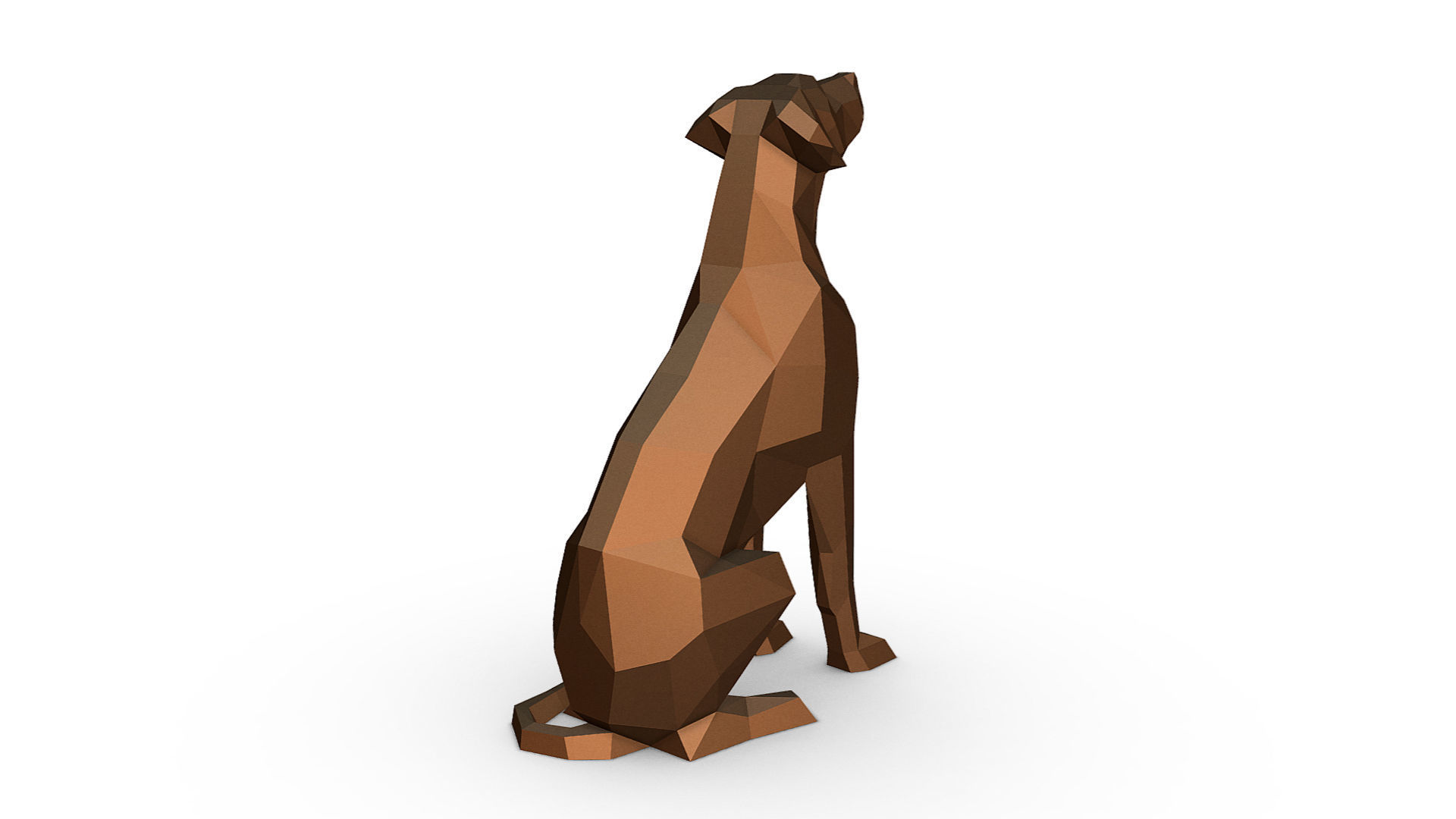 rhodesian ridgeback 3D print model_3