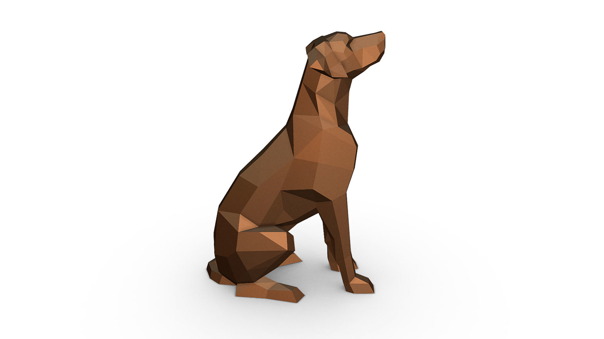 rhodesian ridgeback 3D print model_4