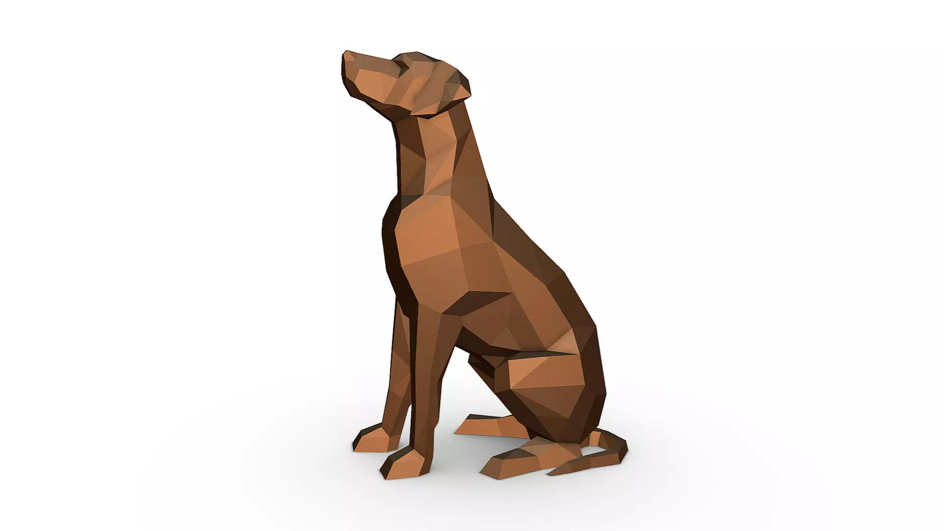 rhodesian ridgeback 3D print model_0