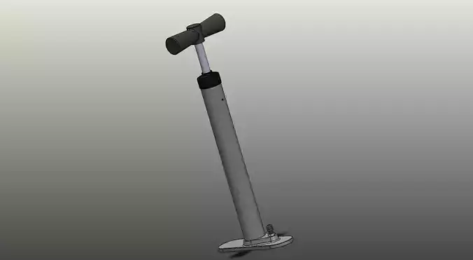 Low poly Hand Pump  3D model