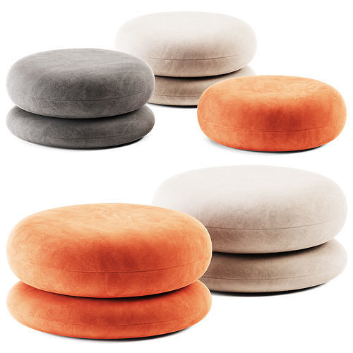 BUBBLE Round Pouf by Quinti Sedute 3D model