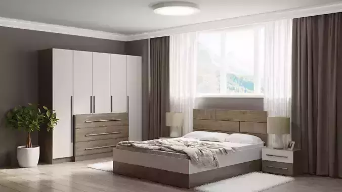 Luxury Bedroom Assets Set 1 Pro