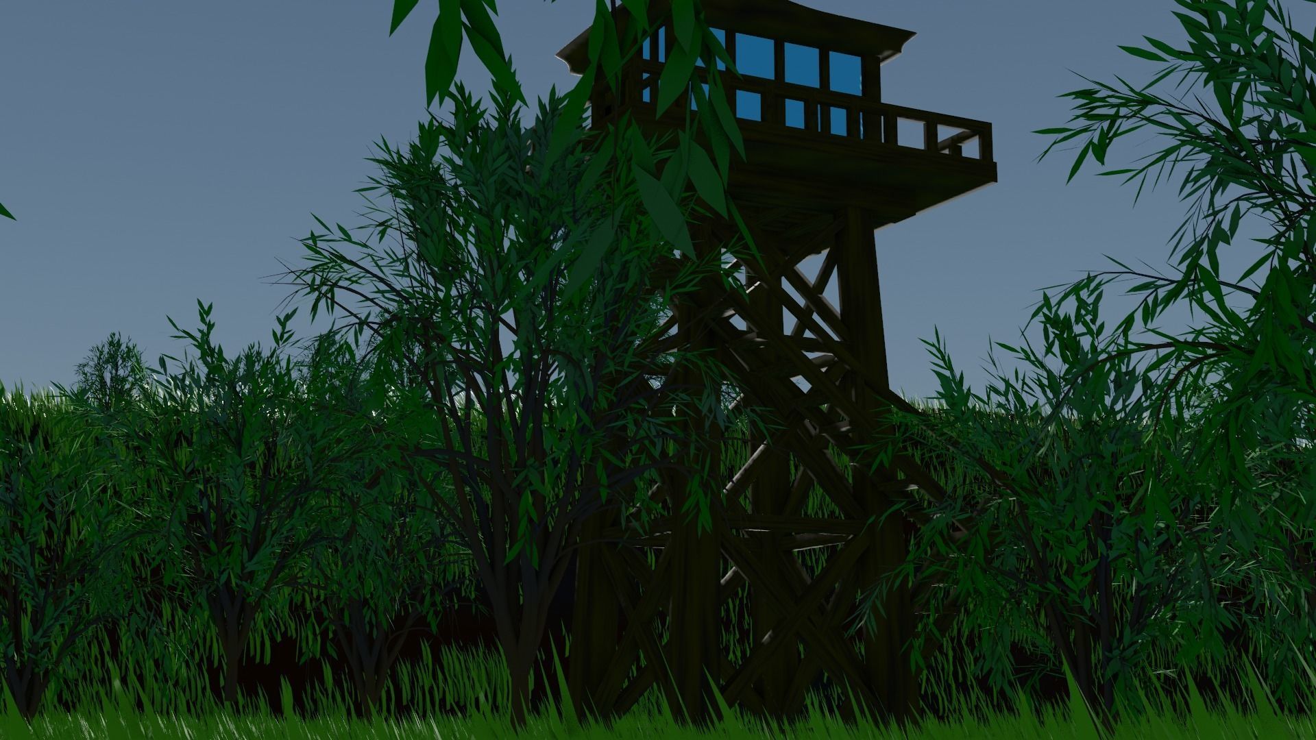 forest scene 3D model_3