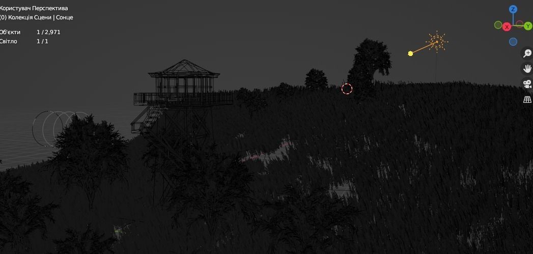 forest scene 3D model_6