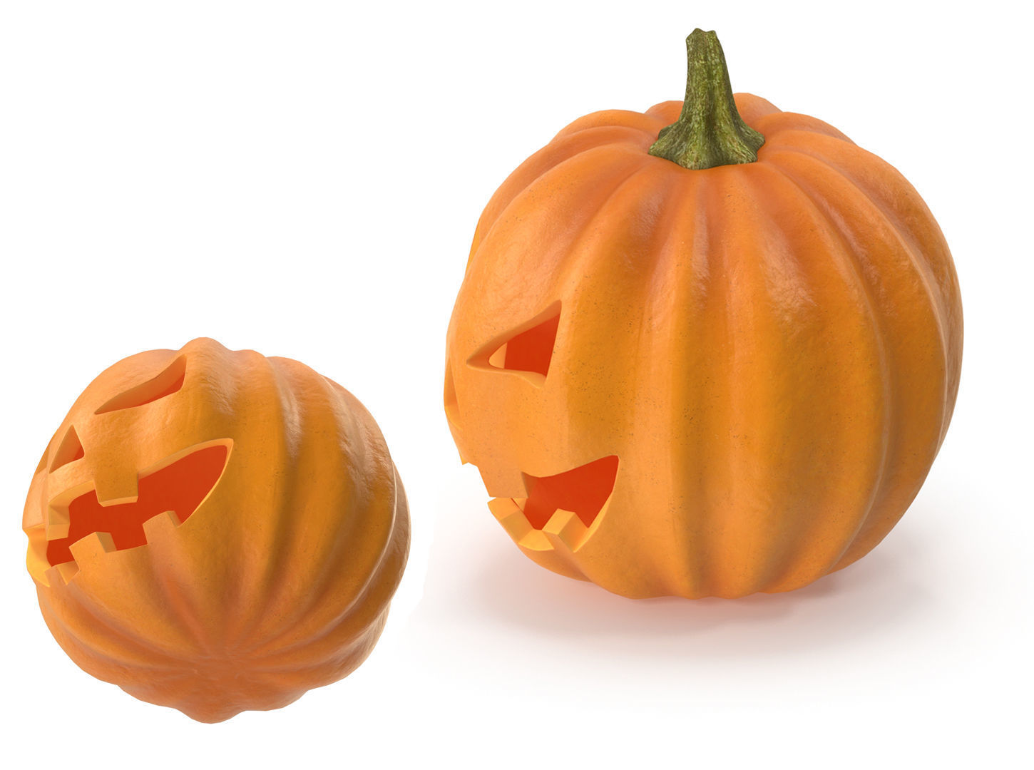 Halloween pumpkin  3D model_2