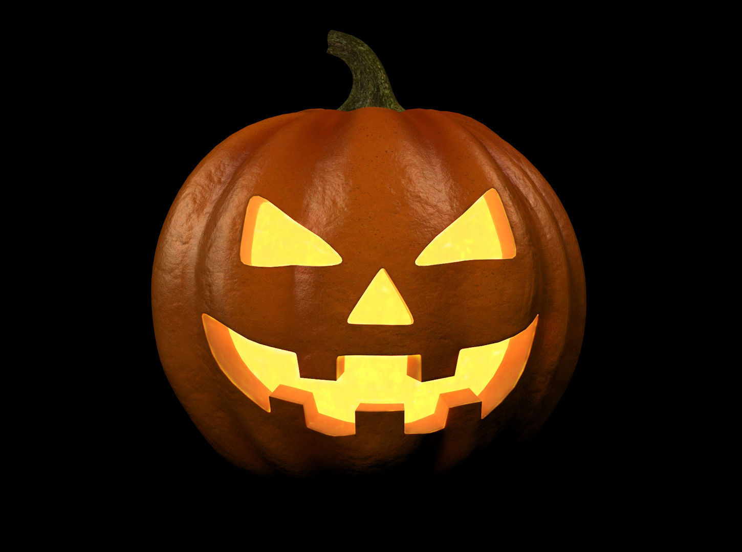 Halloween pumpkin  3D model_4