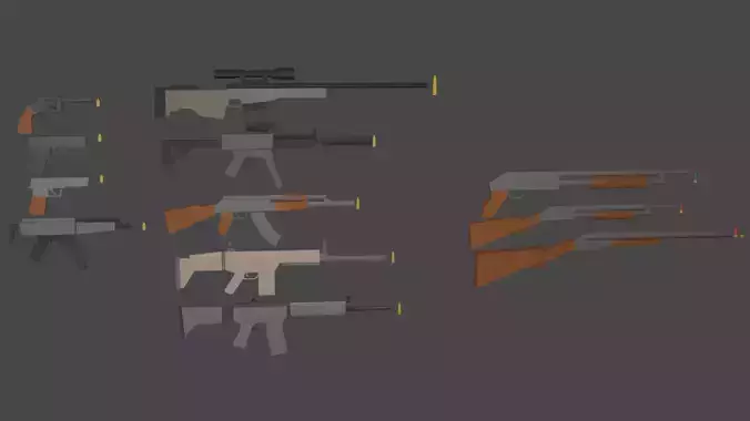 ow poly puck of guns