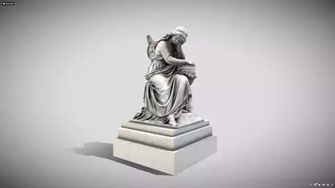 Cemetery Statue - Sleeping Angel