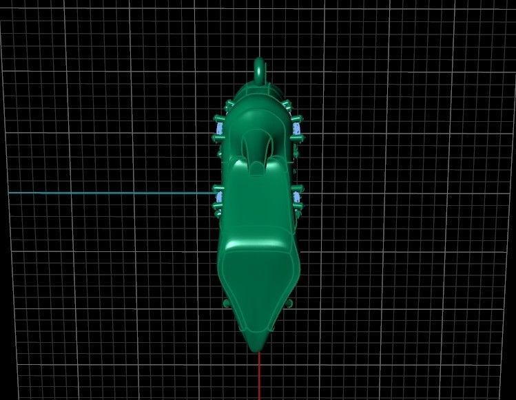 fashionable stylish pendant women boots with diamonds 439 3D print model_26