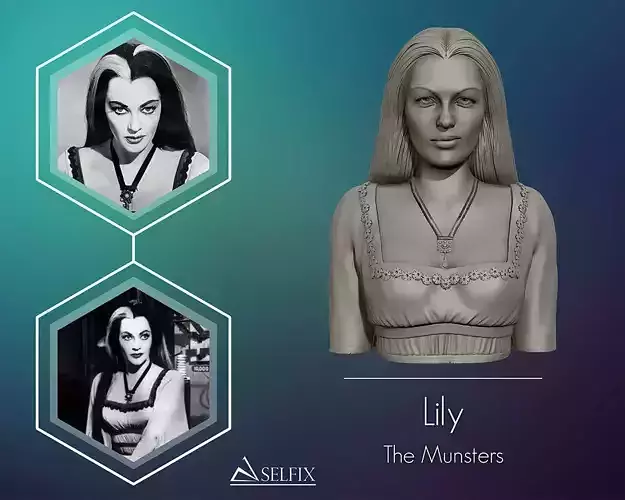 Lily from the munsters 3D print model