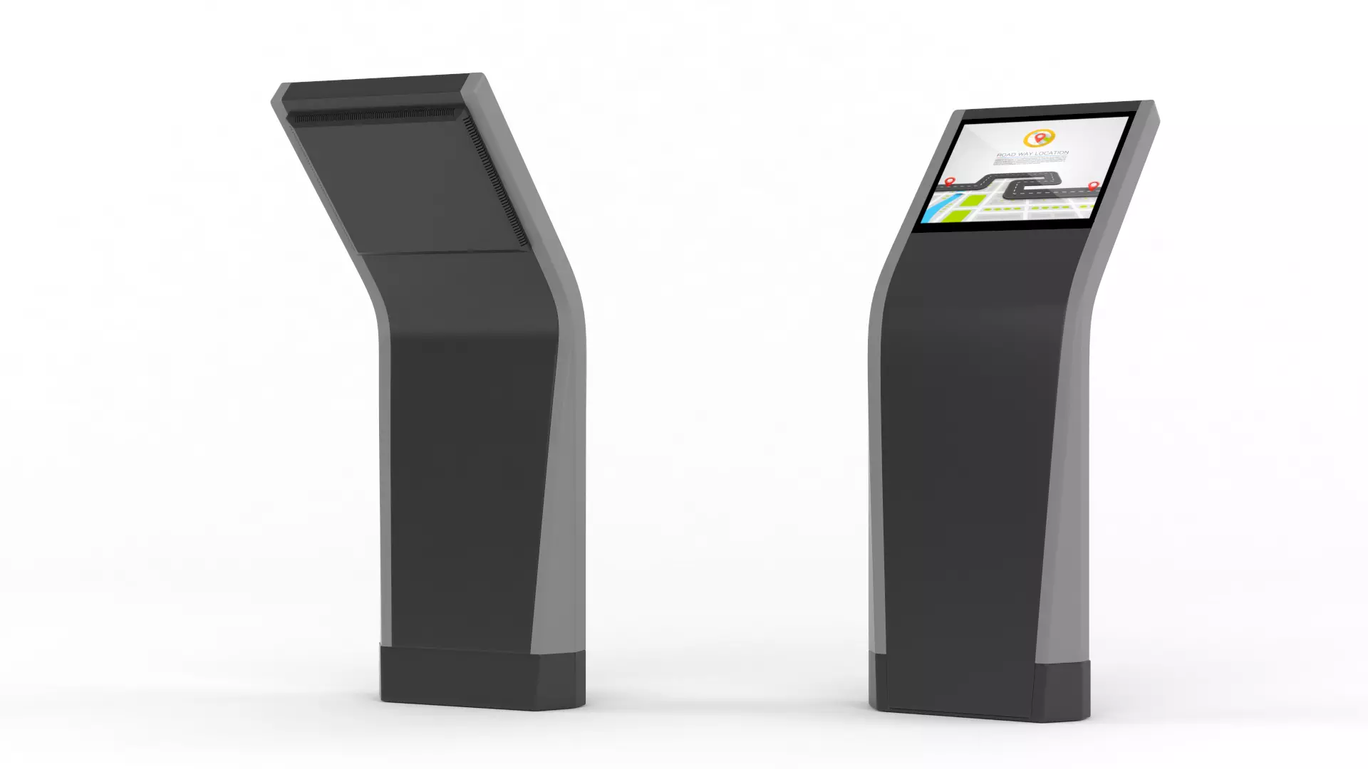 Electronic Kiosk 3D model_0