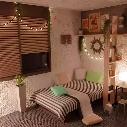 Cozy room Blender