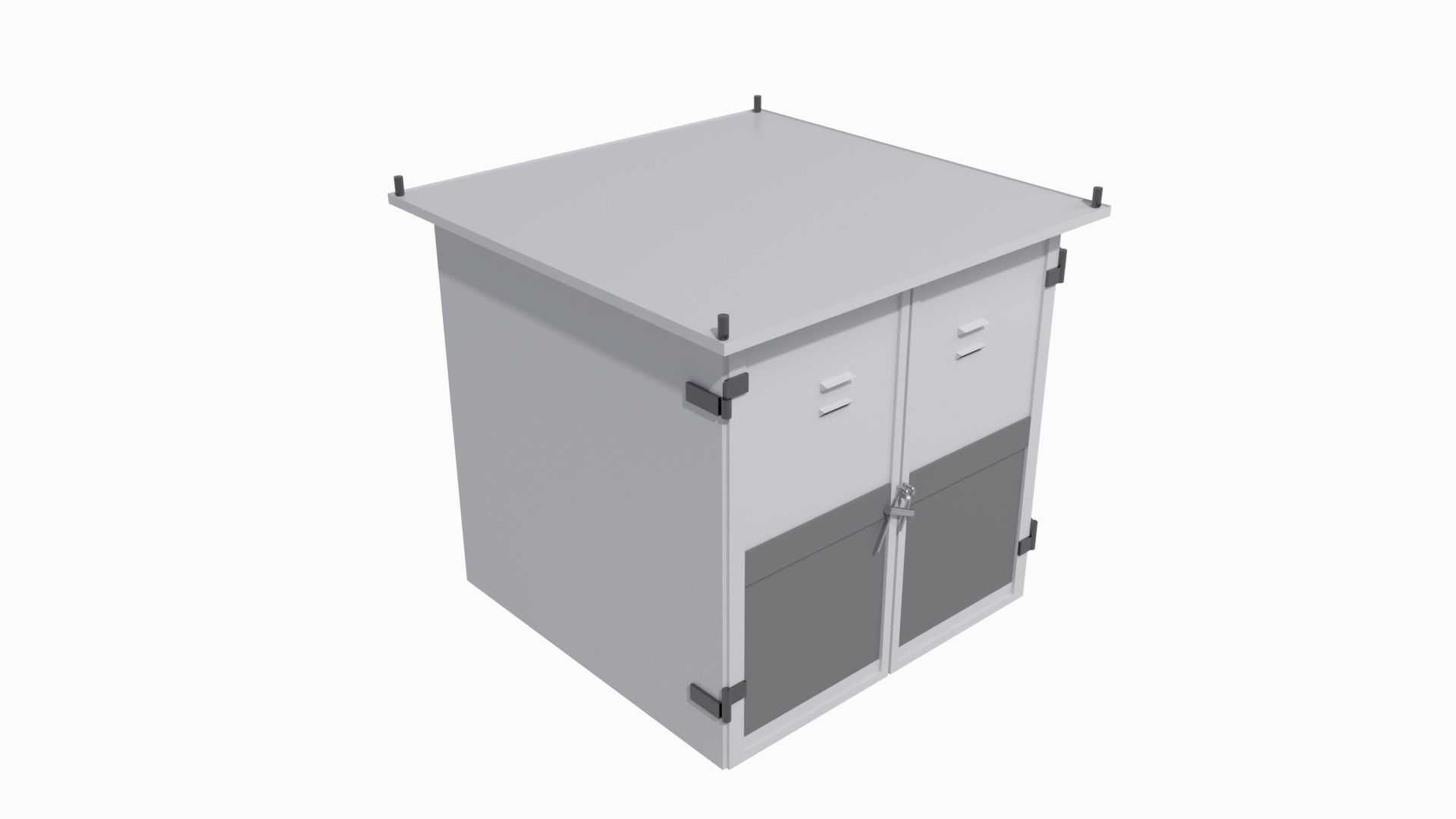 Railway Elements Pack 3D model_75