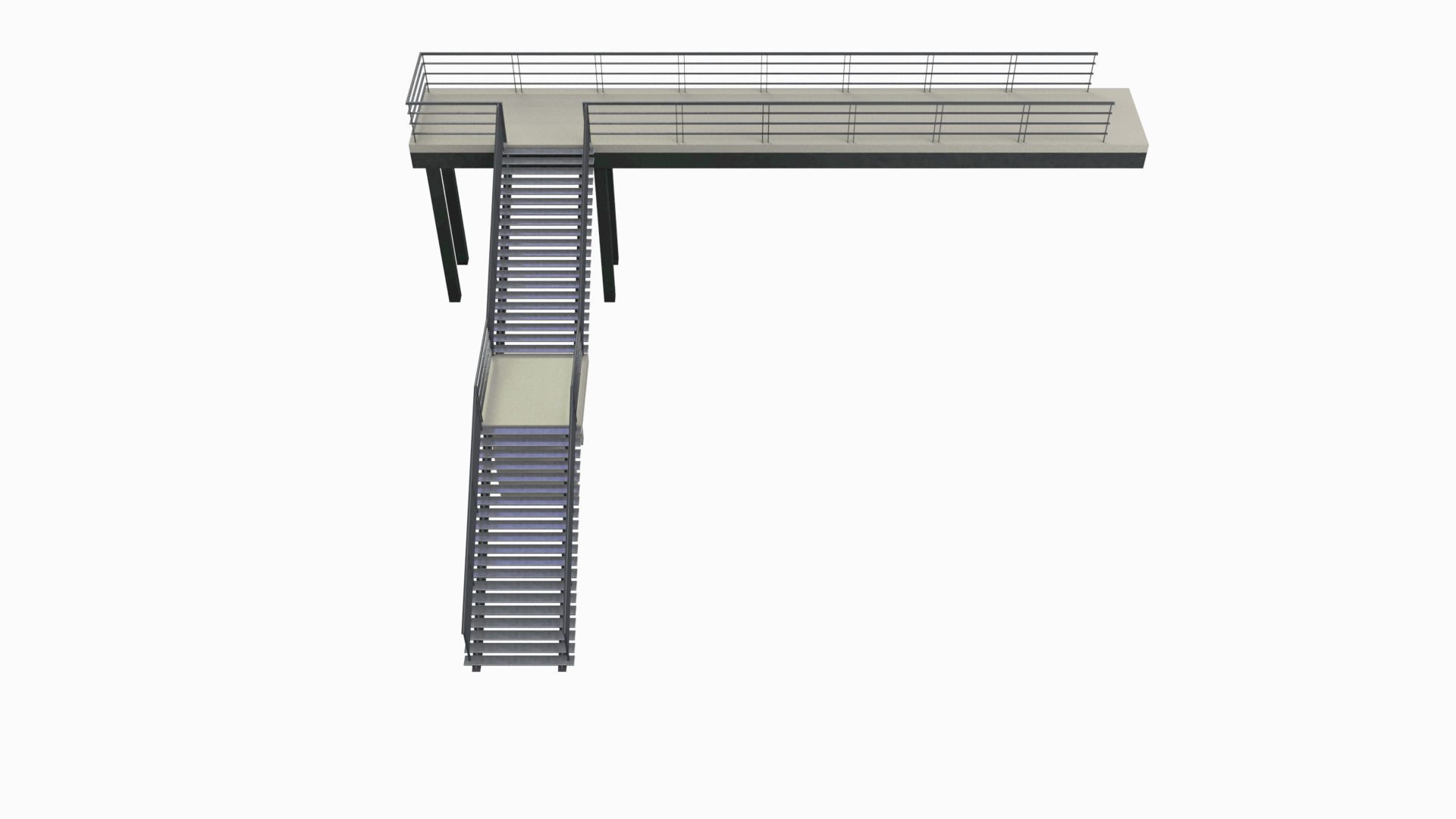 Railway Elements Pack 3D model_19