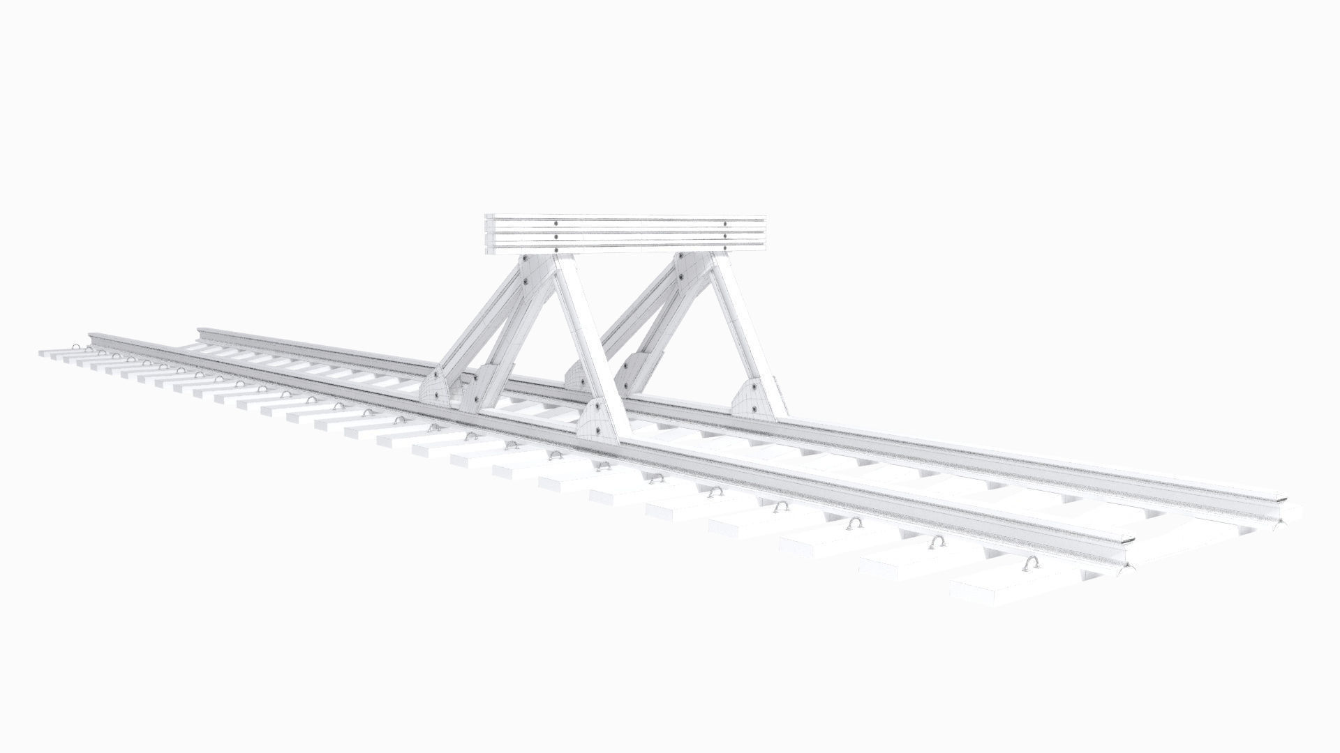 Railway Elements Pack 3D model_15