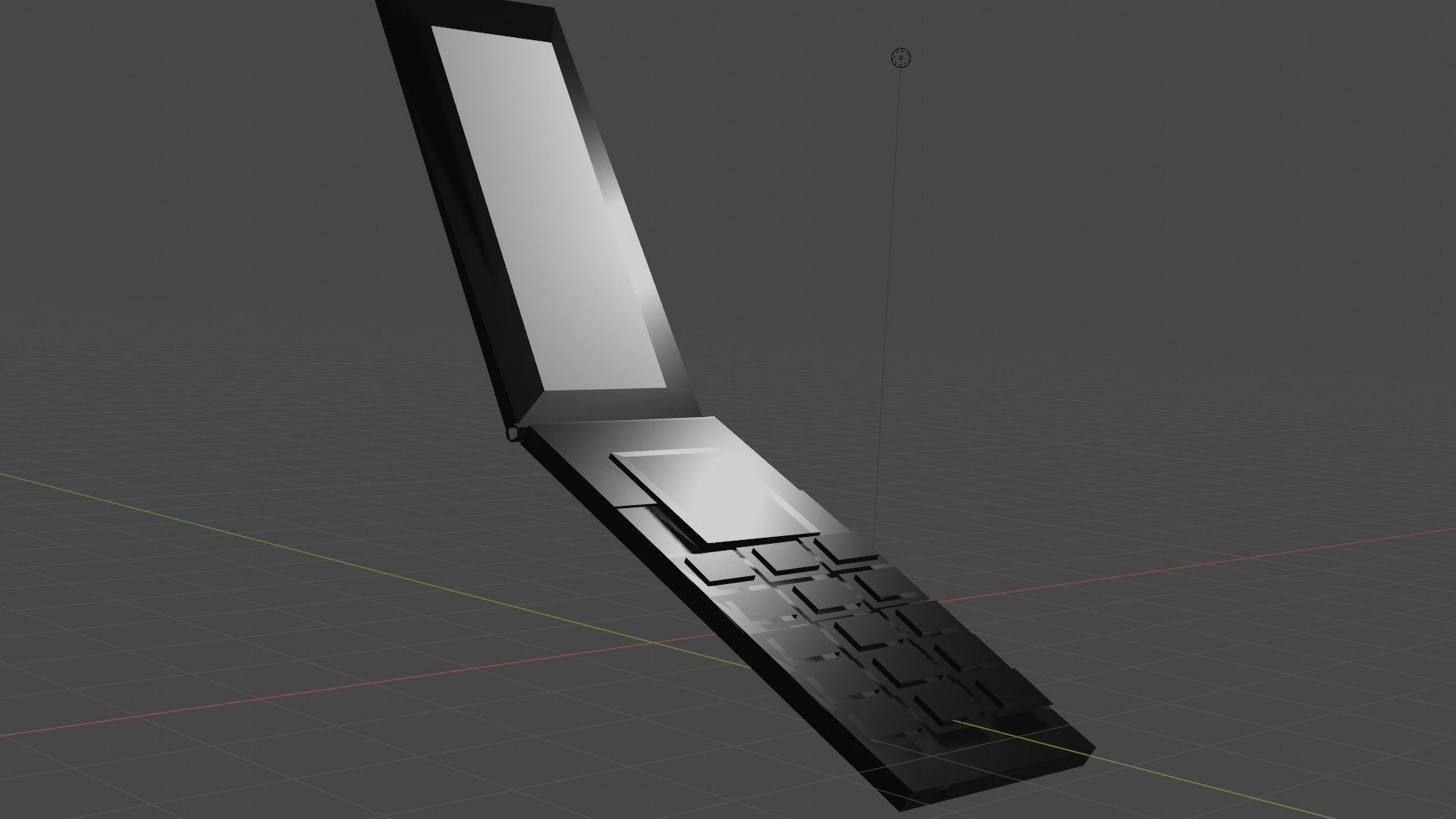 celular cell phone 3D model_2