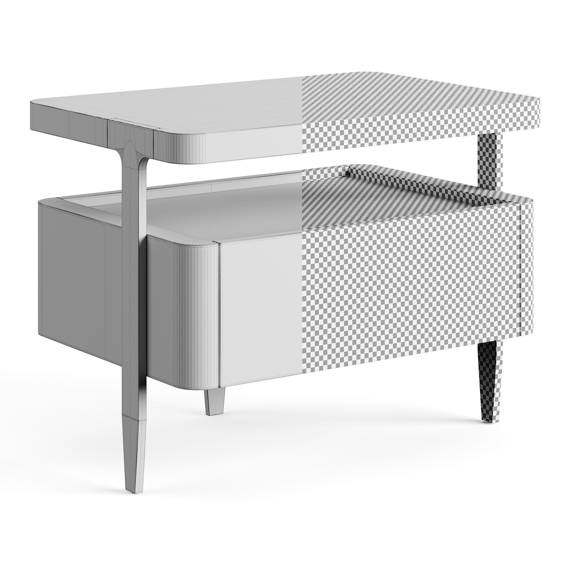 TURRI DOMUS BEDSIDE TABLE By Matteo Nunziati 3D model_9