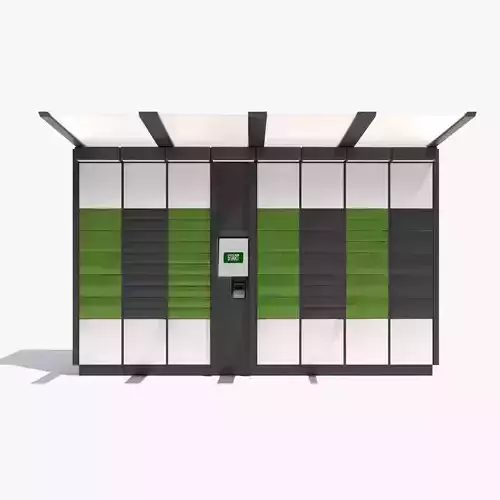 Parcel Locker 3D model