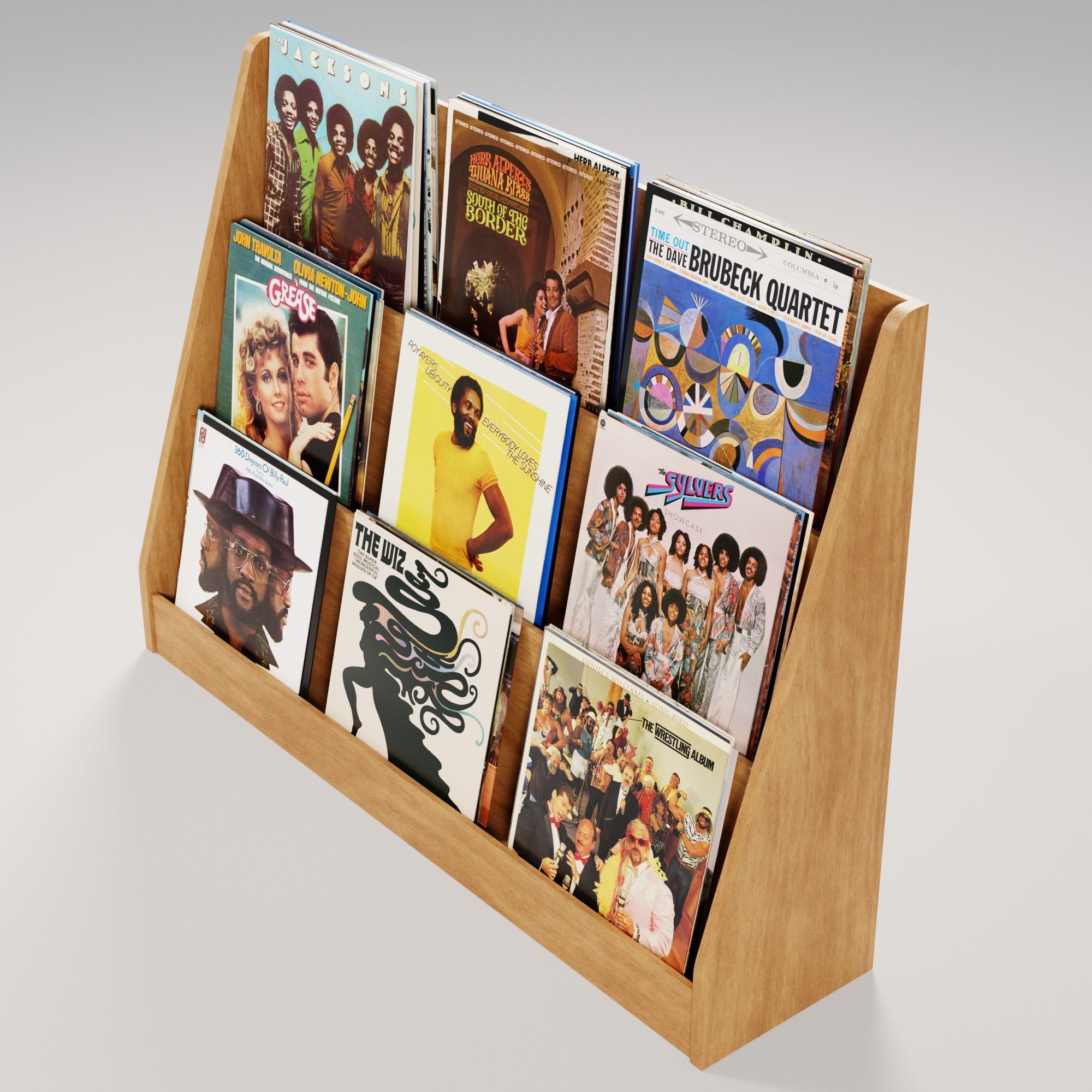 Vinyl Storage No52 3D model_8