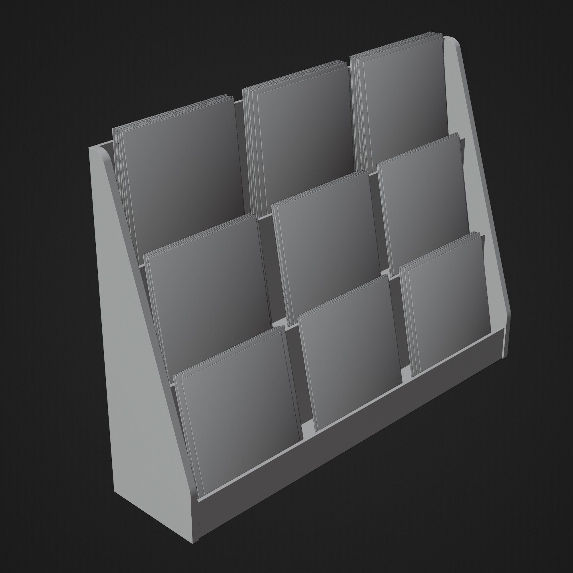 Vinyl Storage No52 3D model_16