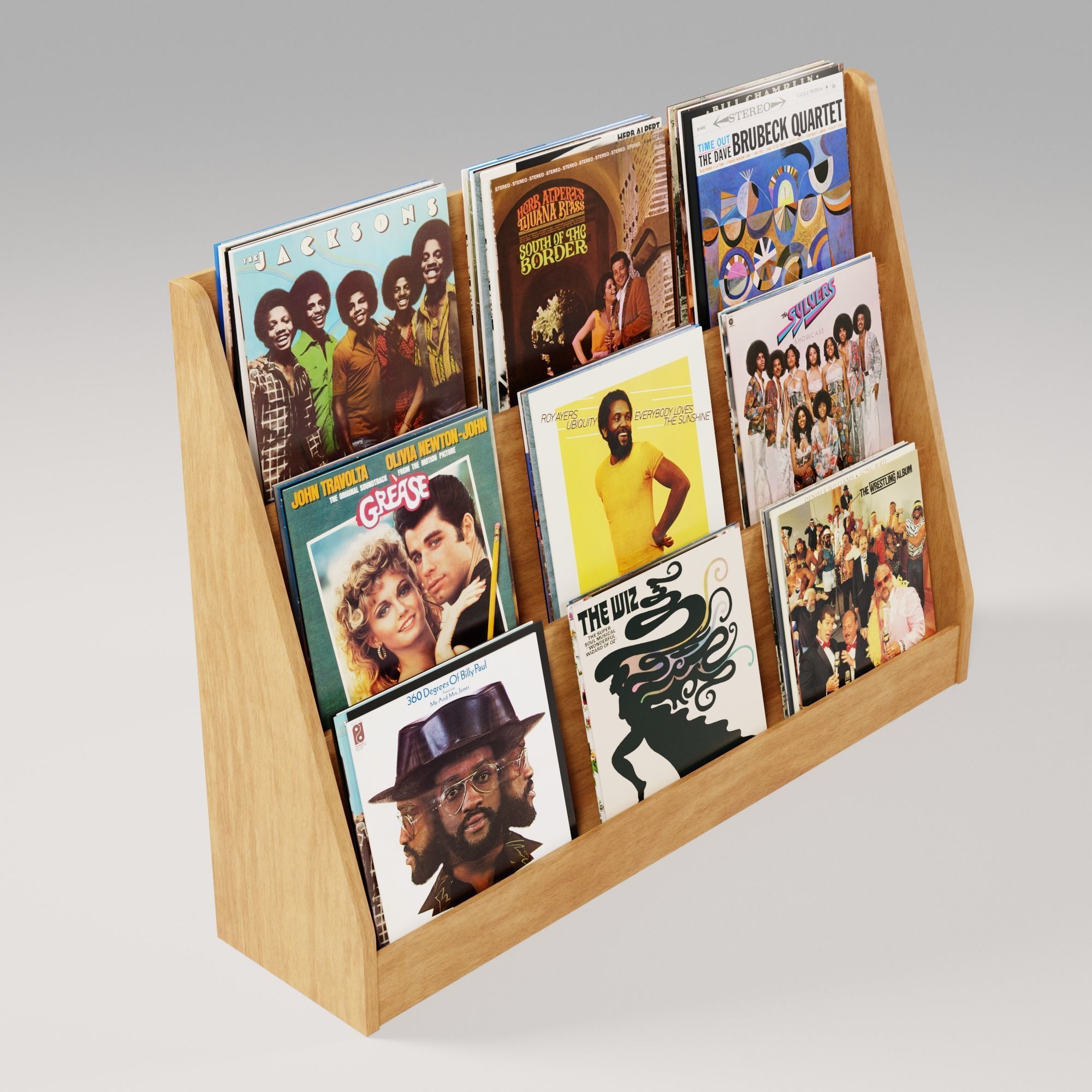 Vinyl Storage No52 3D model_4