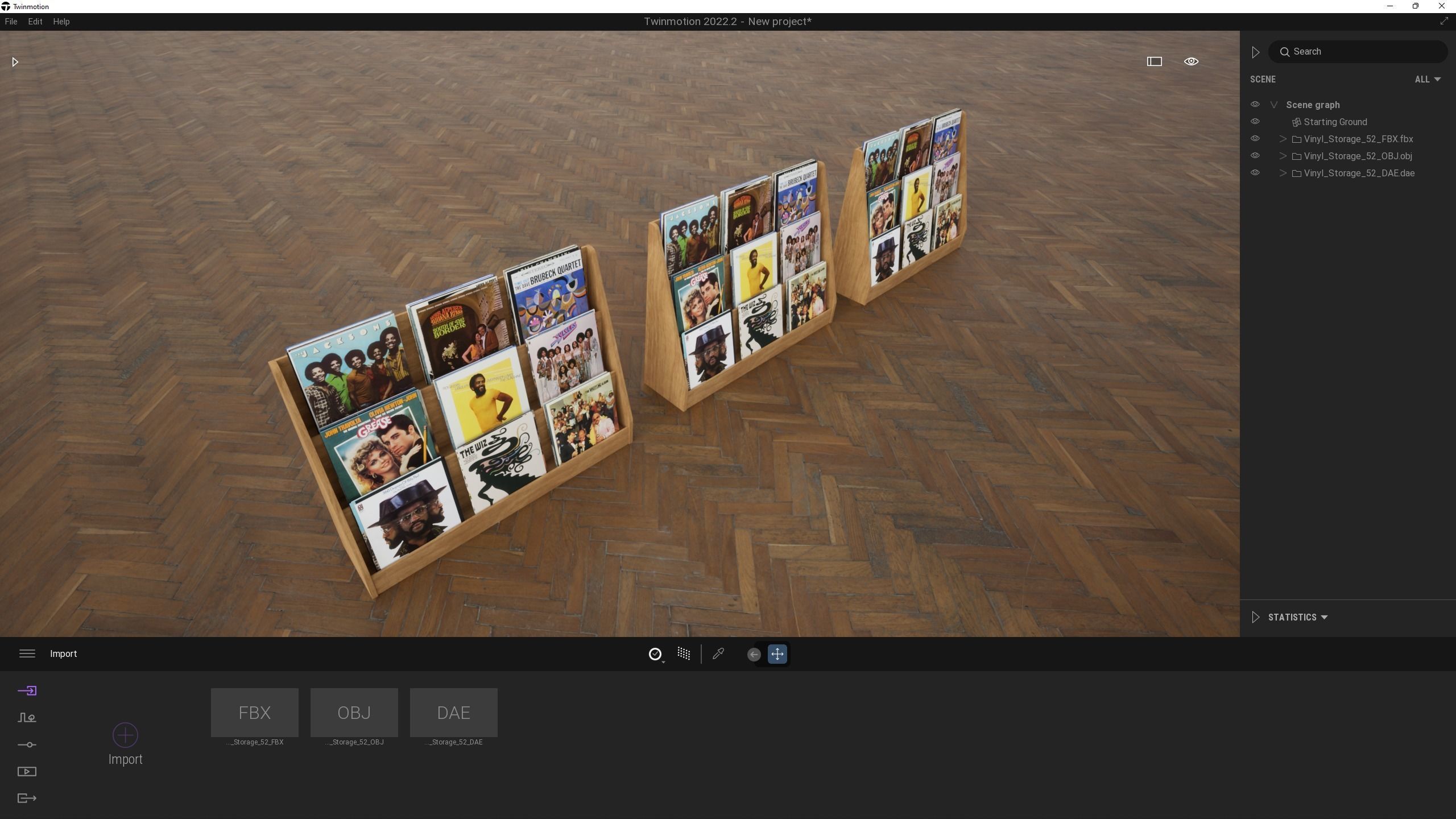 Vinyl Storage No52 3D model_13