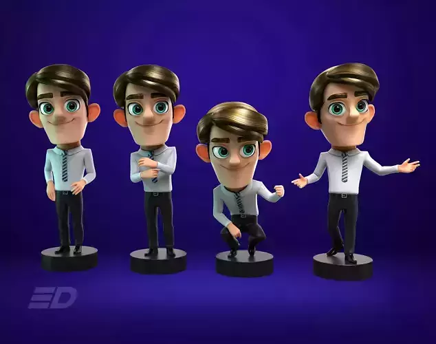 Men 01 3D model