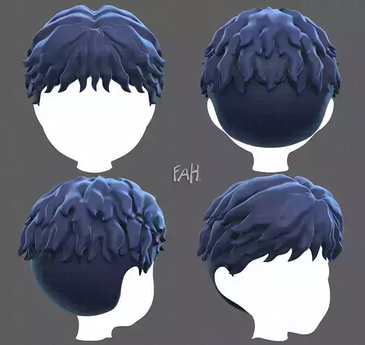 Base Hair for Boy V25