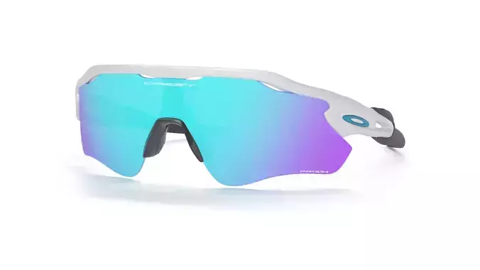 Oakley Radar EV Path Prizm Sapphire Lenses White Frame Sunglass 3D model