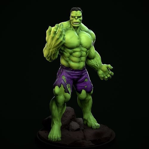 MARVEL - IMMORTAL HULK 3D print model 3D print model