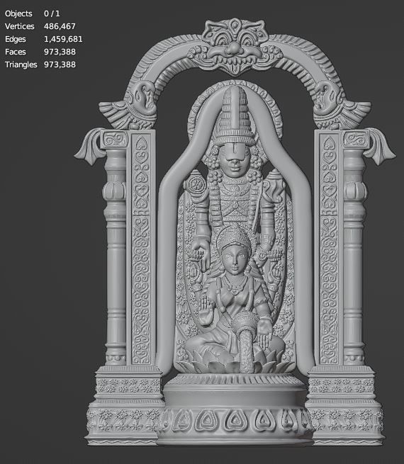 Bala Ji 3D model_1