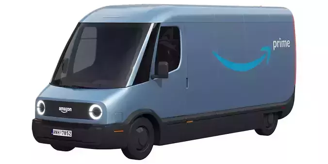 Amazon Electric Delivery Van 3D model