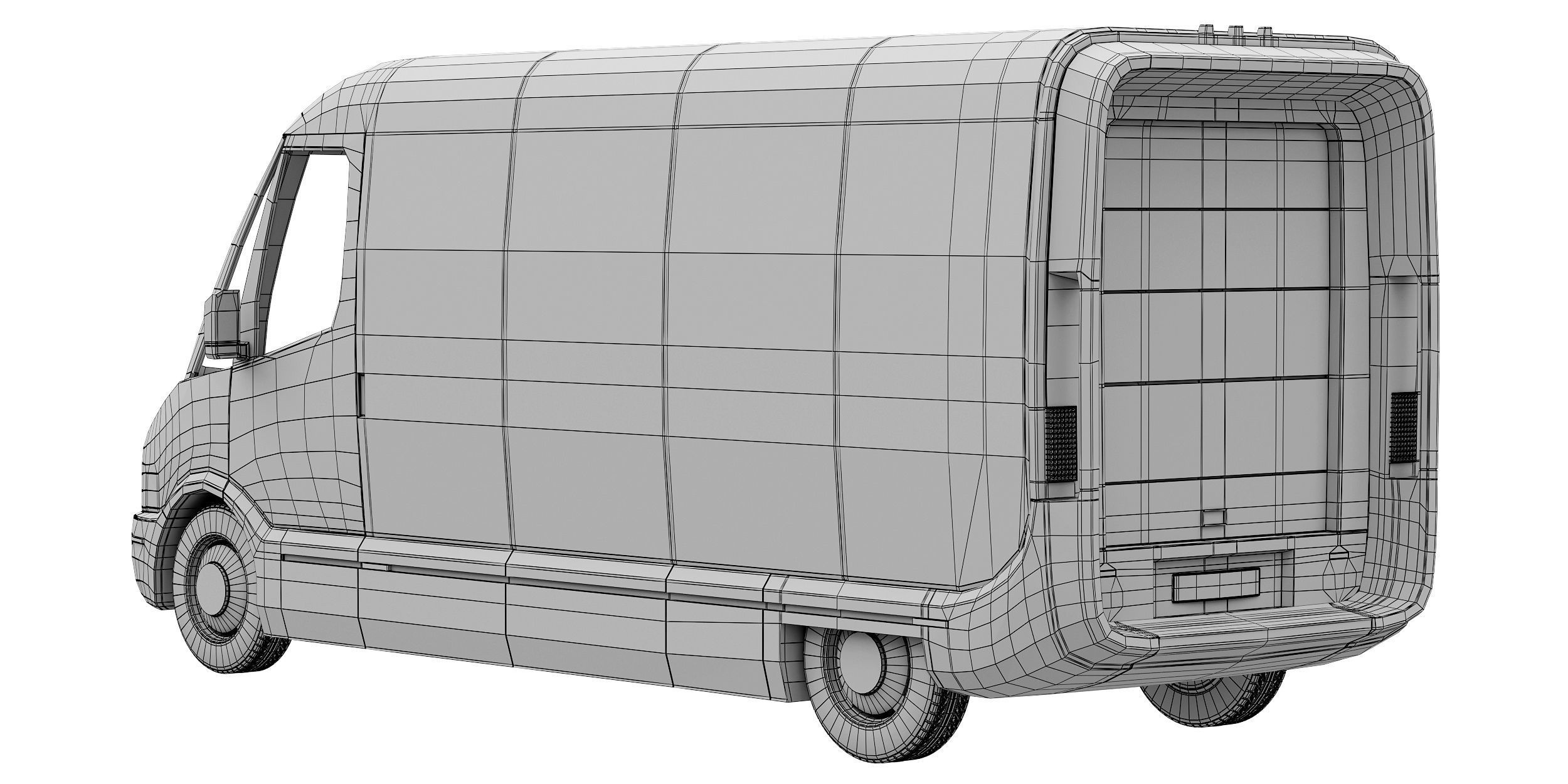 Amazon Electric Delivery Van 3D model_15