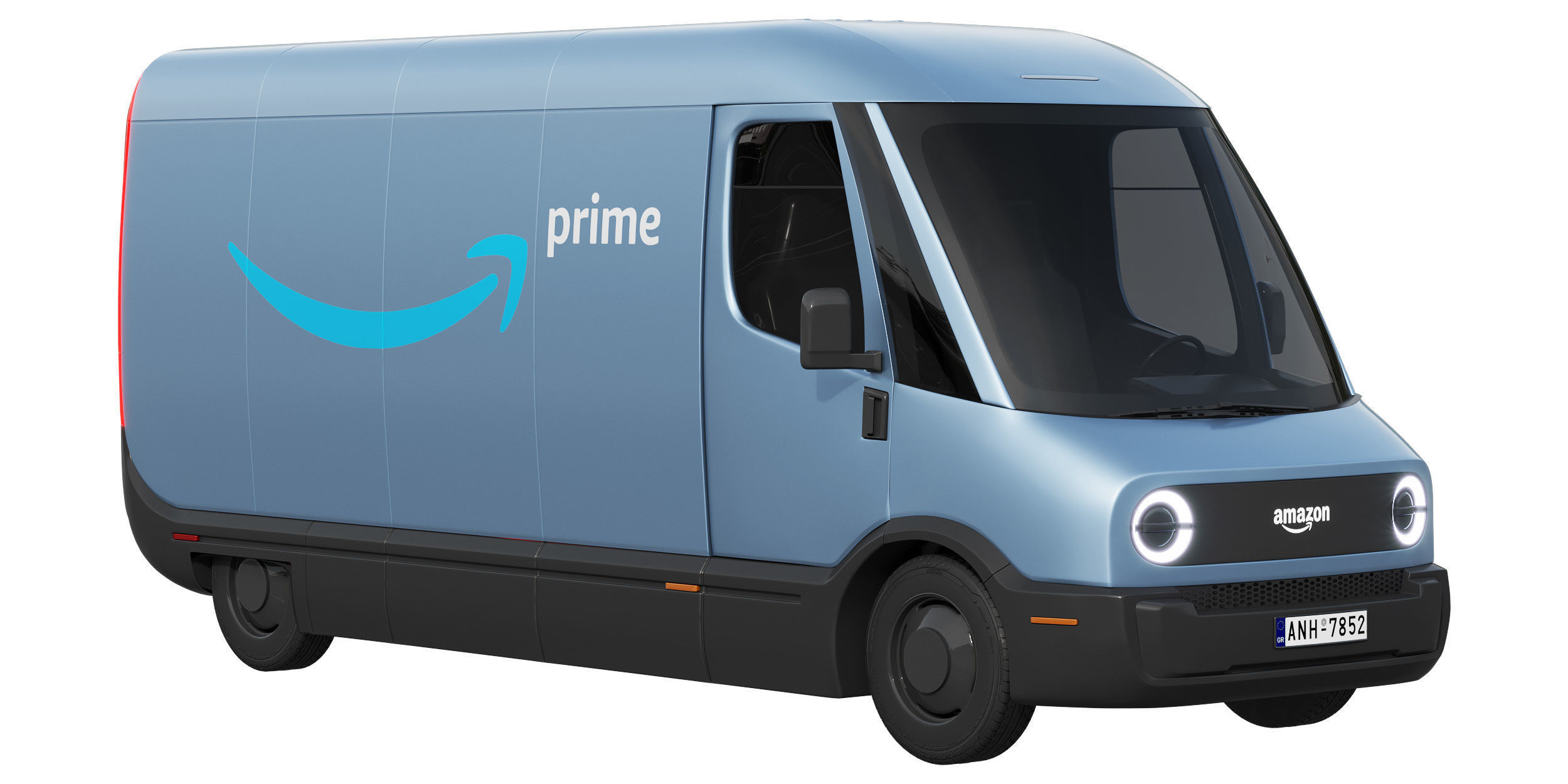 Amazon Electric Delivery Van 3D model_1